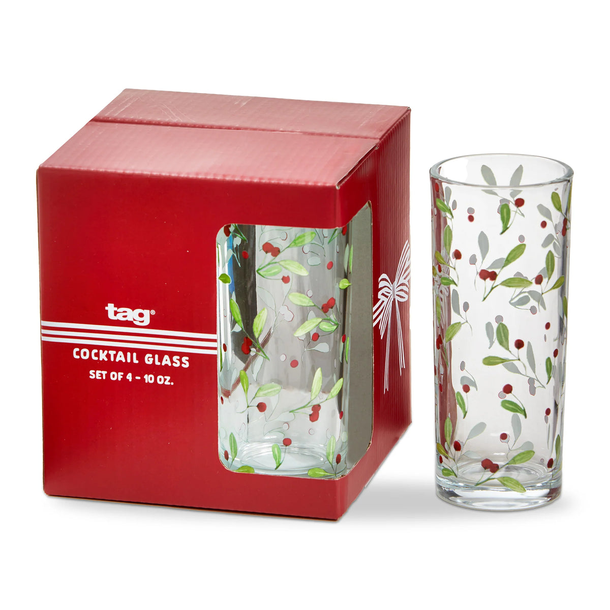 Winter Berries set/4 Glasses