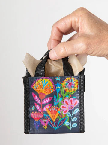 Tiny Happy Bag Navy Floral Bag