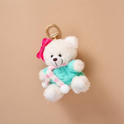 Teddy Bear Bag Charm-Christmas Collection