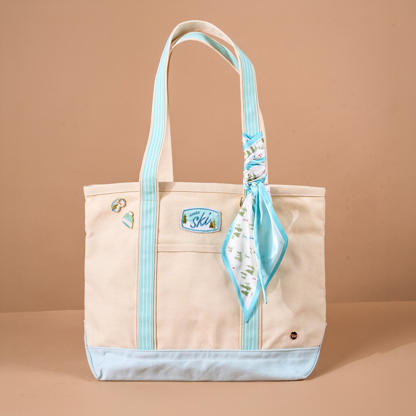 The Darling Canvas Tote Bag-Apres Ski