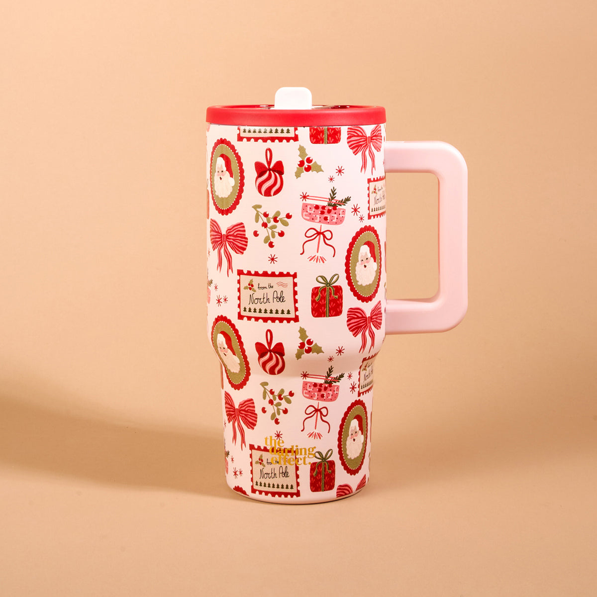 Darling Christmas Flip Straw Tumblers