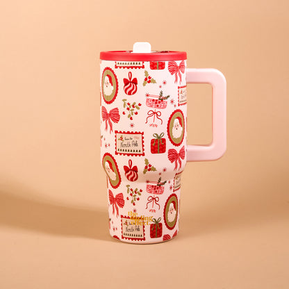 Darling Christmas Flip Straw Tumblers