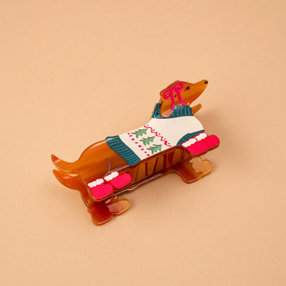 Shape Up Claw Clip-Red Bow