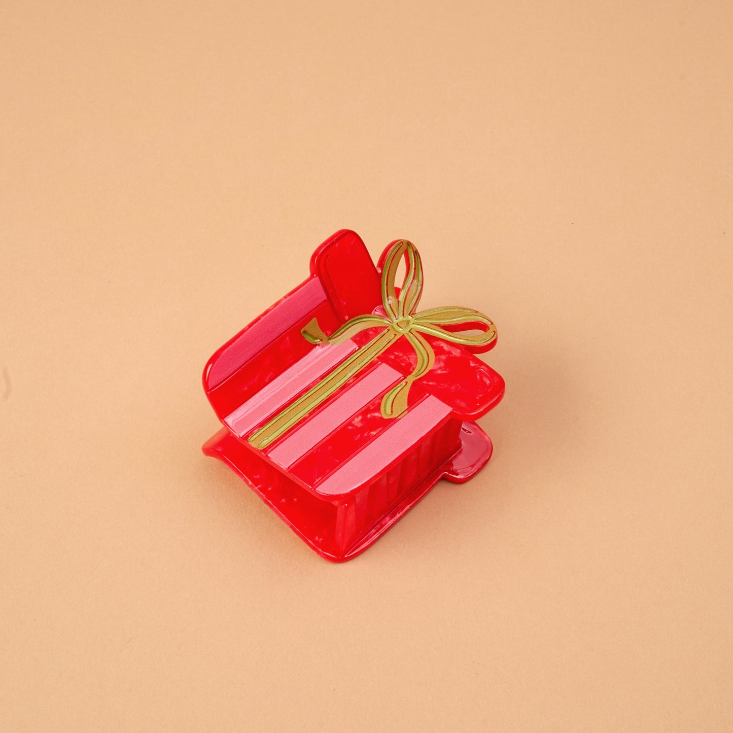 Shape Up Claw Clip-Red Bow