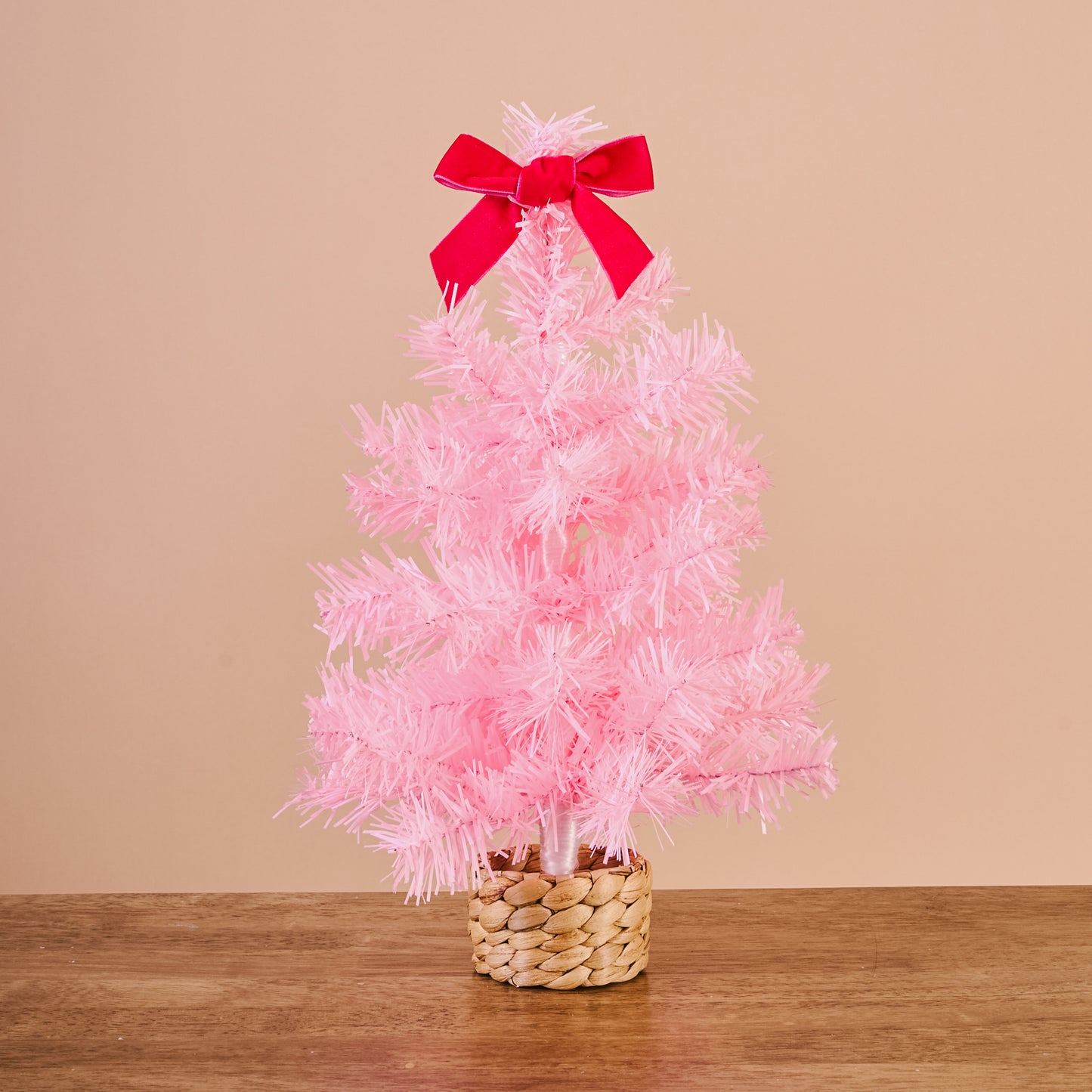 Mini Artificial Christmas Tree-Pink