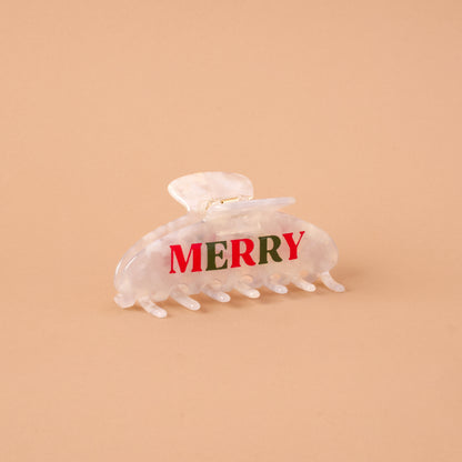 Word Up Hair Clip Christmas
