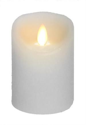 3"W X 4"H WAX FLICKERING CANDLE