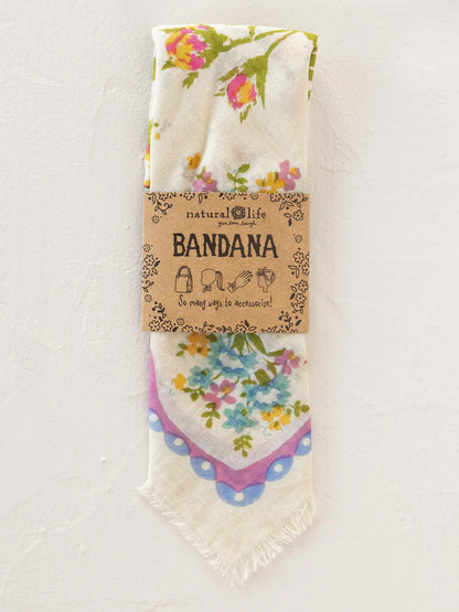 Boho Bandana Scarf - Tropic Bandana Navy