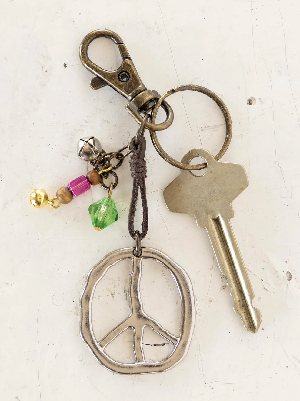 Peace Sign Keychain