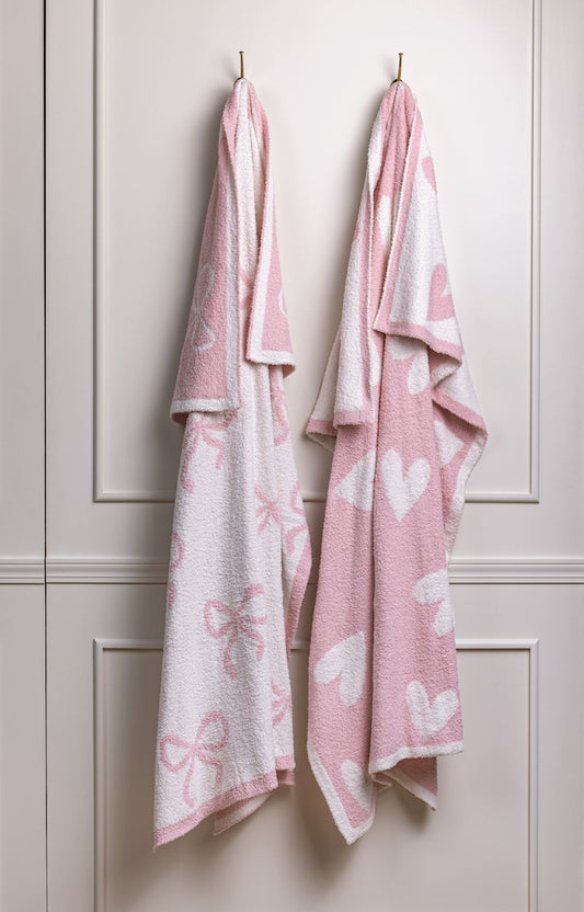 Pink Chenille Blanket