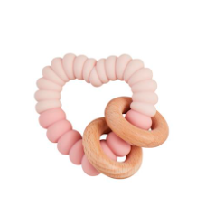 Silicone and Beech Wood Teethers