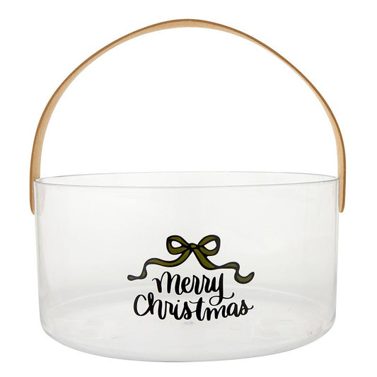 Acrylic Bucket - Merry Christmas