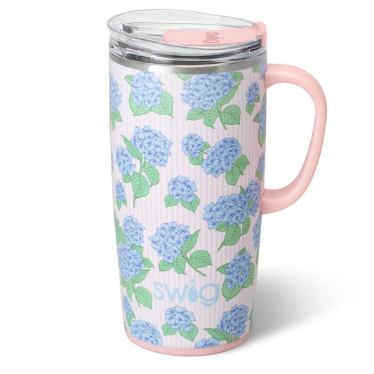 Hydrangea Travel Mug