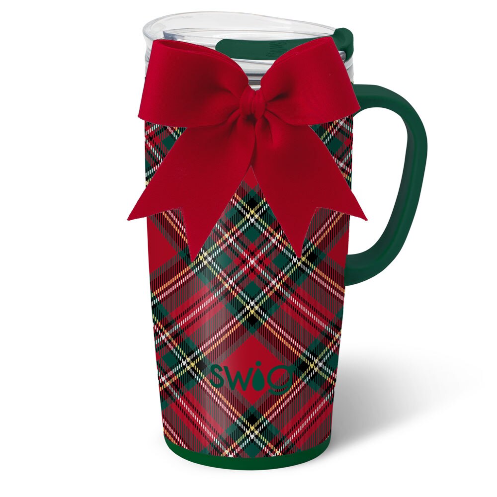 Christmas Plaid Swig 22 oz Coffee Mug