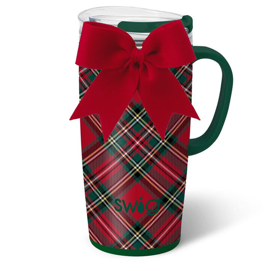 Christmas Plaid Swig 22 oz Coffee Mug