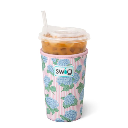 Hydrangeas Iced Cup Coolie - Medium