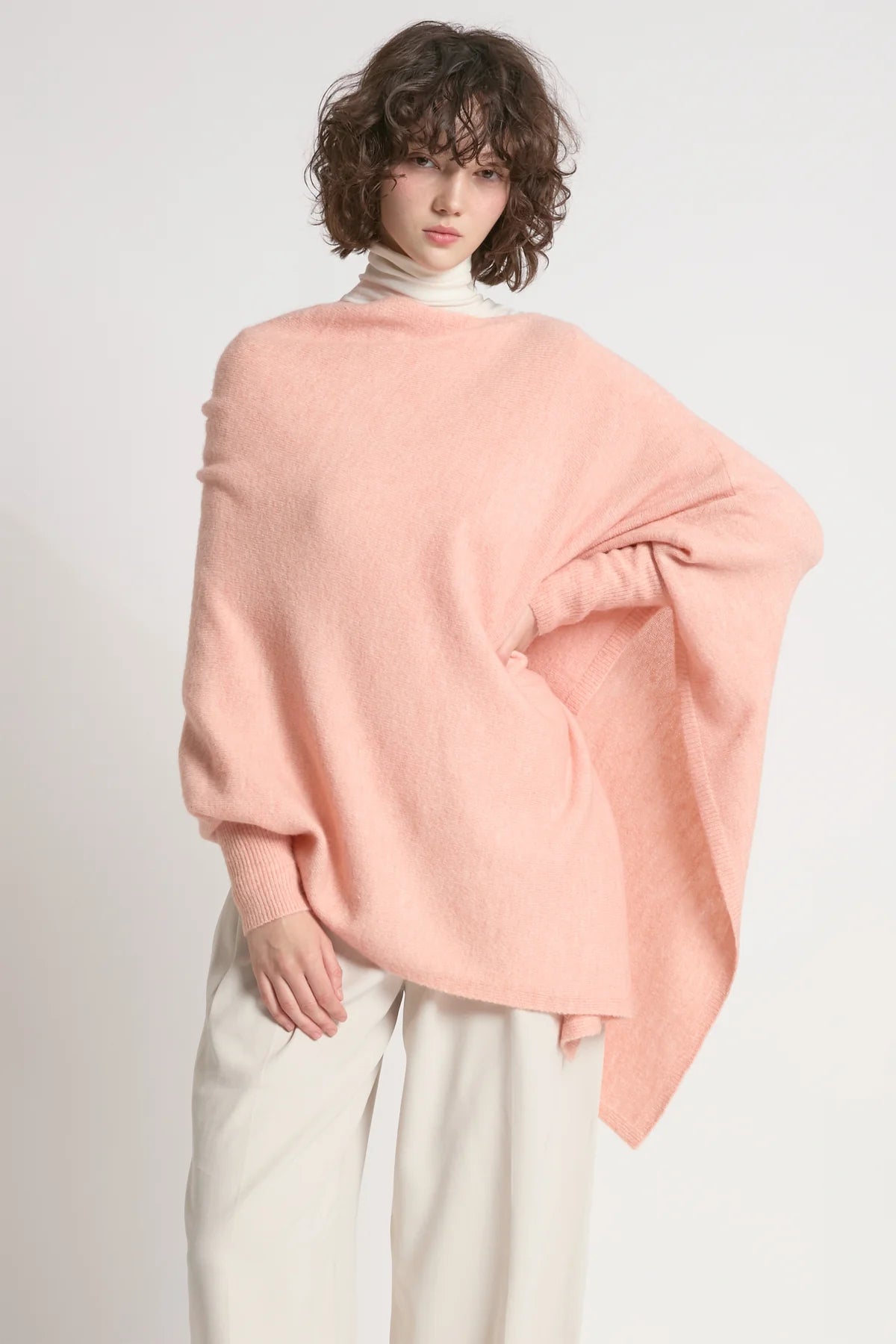 Triangle Poncho with Sleeves