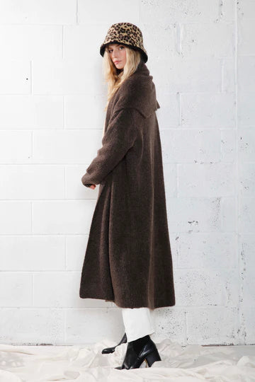 Wide Shawl Collared Duster