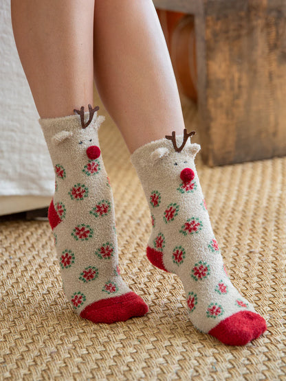 Reindeer Socks in cute Box