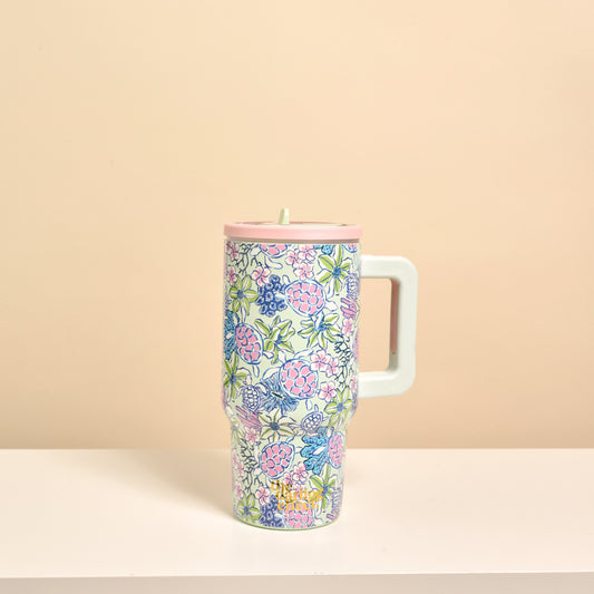 Flip Straw Tumbler-Coastal Cove