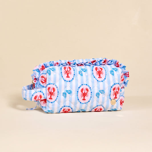 Essentials Quilted Cosmetic Pouch Harbor House