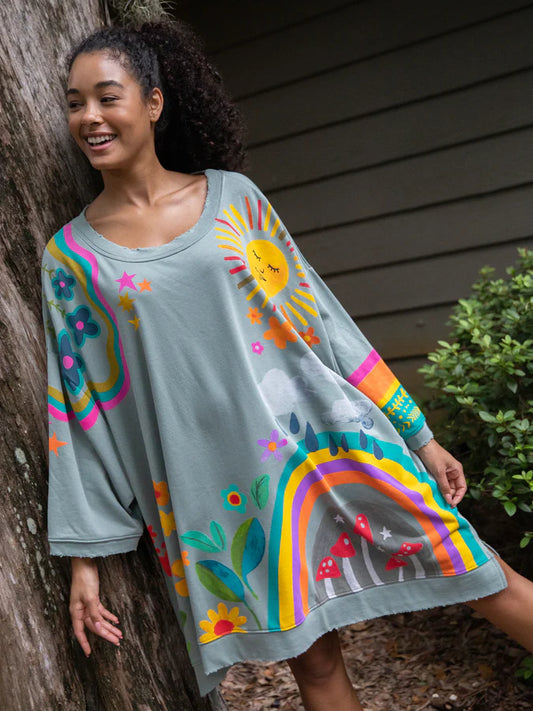 Billie Sweatshirt OS Rainbow