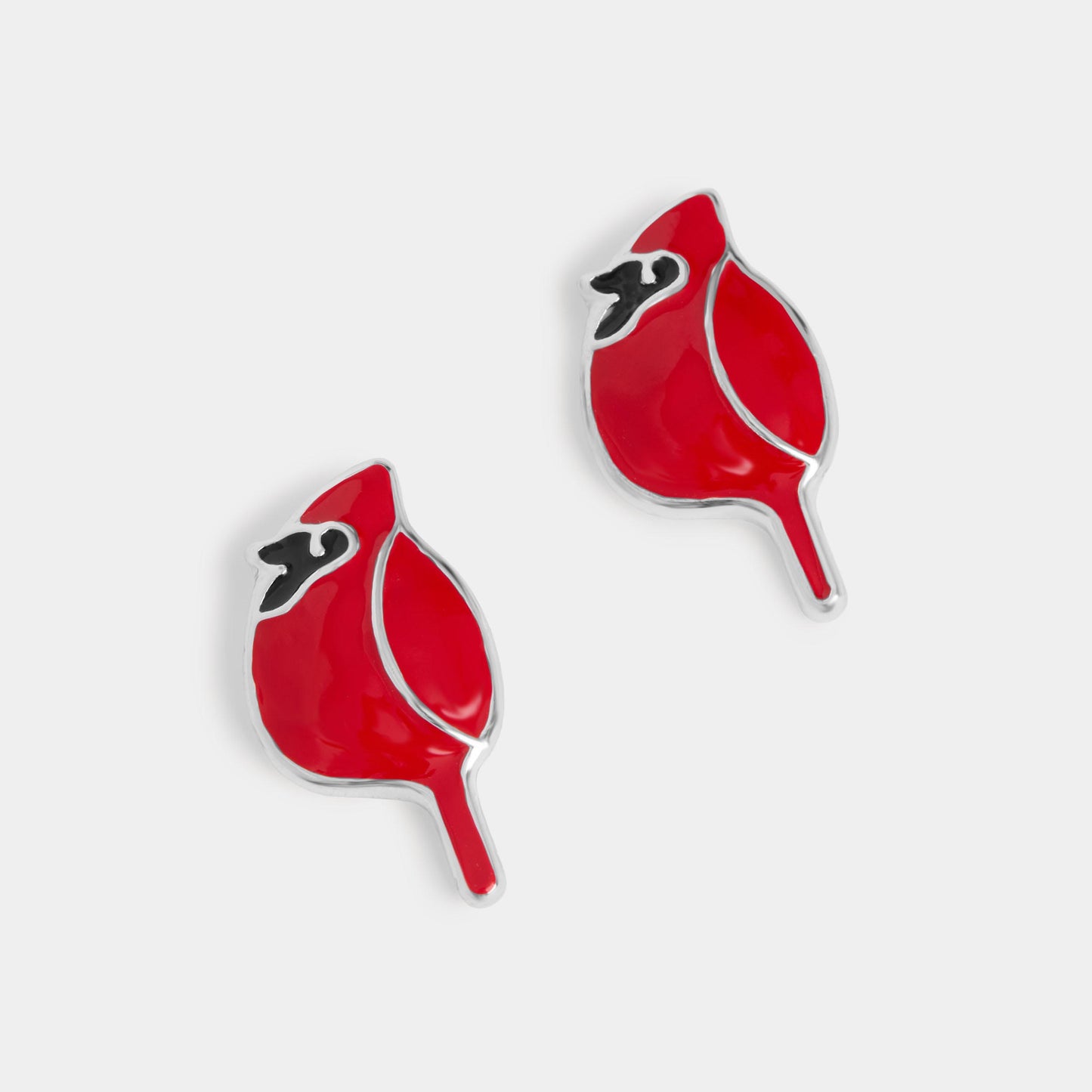 Whispers Cardinal Stud Earrings