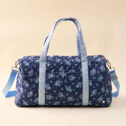 On the Go Quilted Weekender Bag