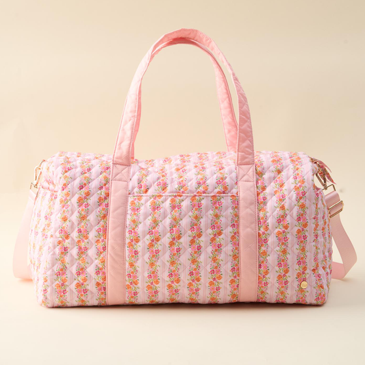 On the Go Quilted Weekender Bag