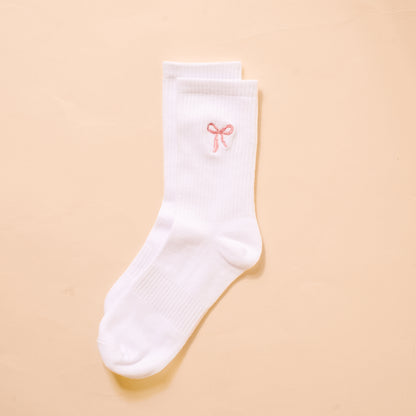 Embroidered crew Socks