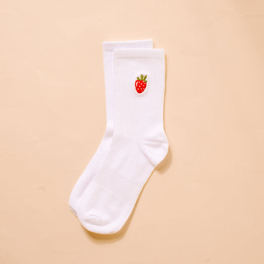 Embroidered crew Socks