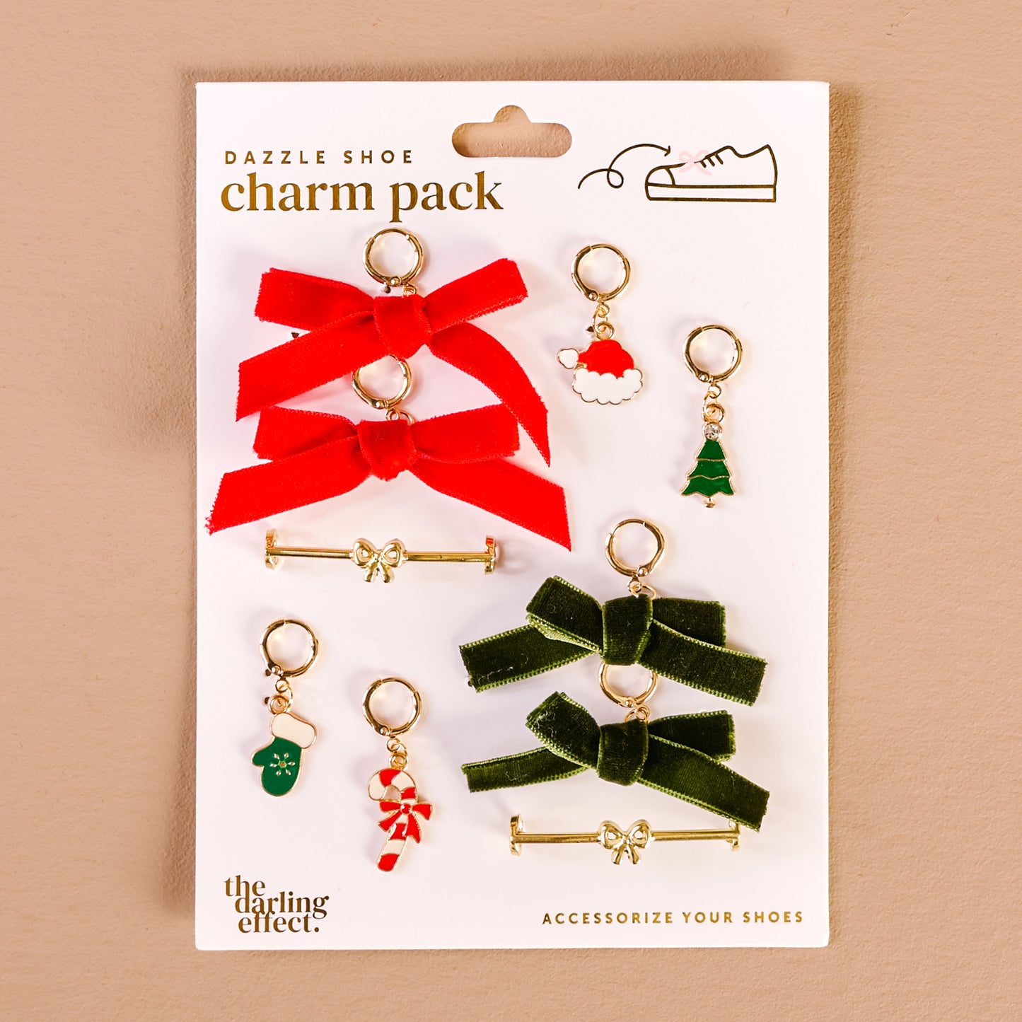 Dazzle Shoe Charm Pack Christmas 2025