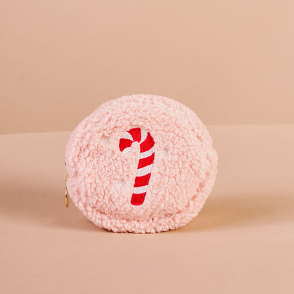 Circle Teddy Pouch Christmas 2025