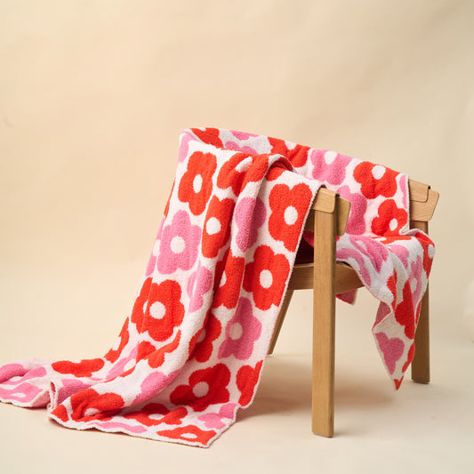 Lovebug Floral Throw Blanket