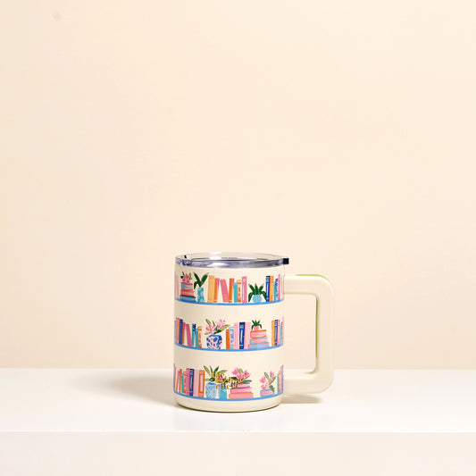 Insulated Mug-Book Shelfie