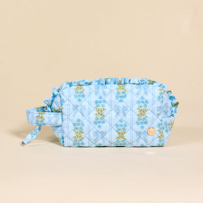 Essentials Quilted Cosmetic Pouch