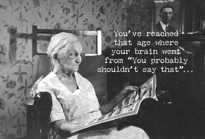 Reach an Age...Trash Talk Cards