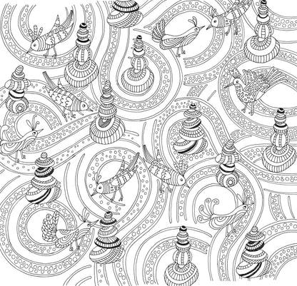 Zen Garden Coloring Book