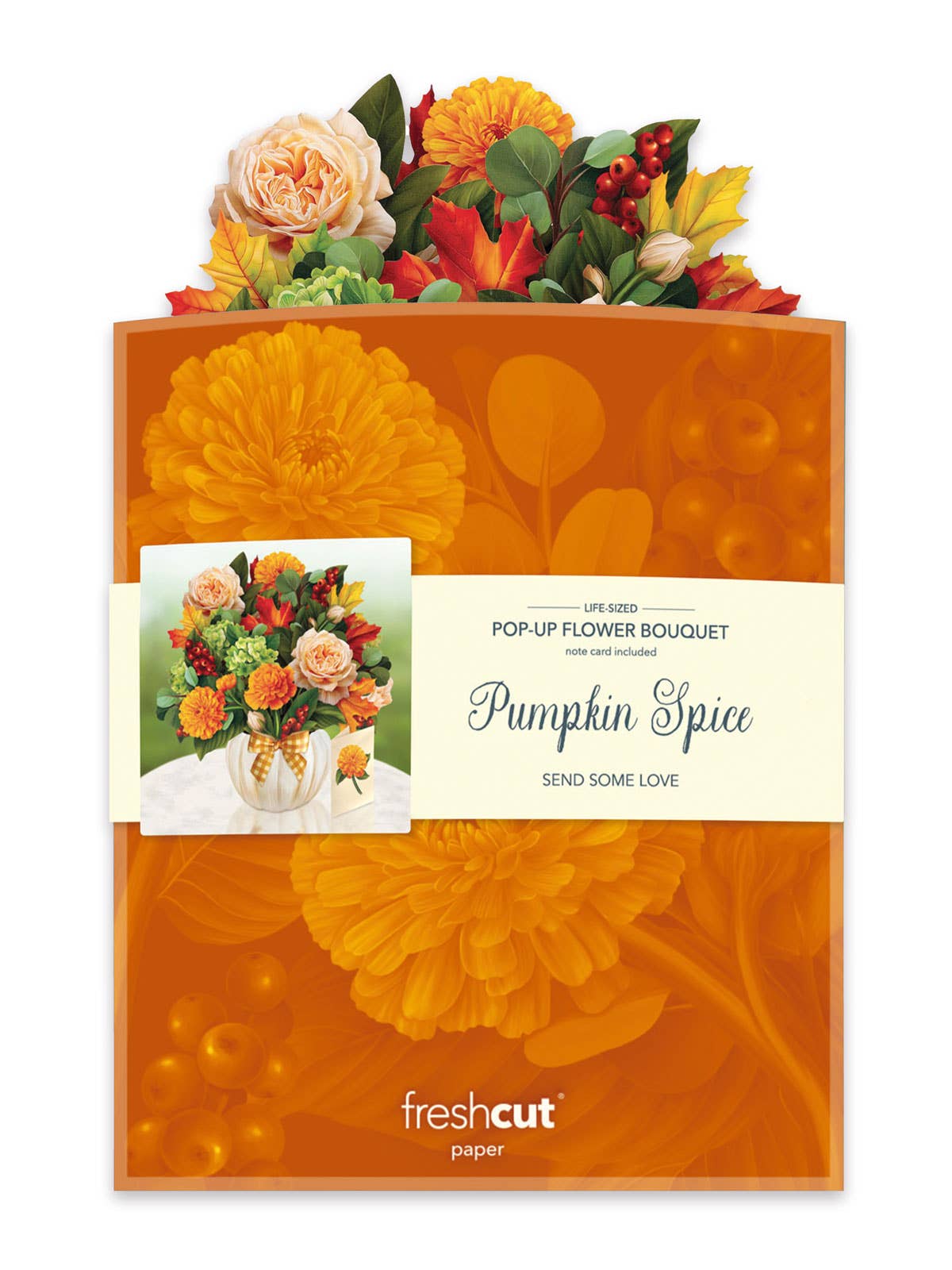 Pumpkin Spice Pop up card