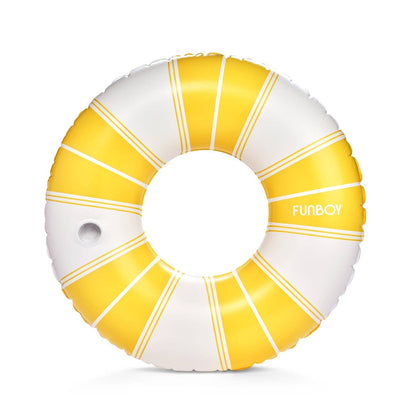 FUNBOY - Vintage Lux Tube Float - Yellow, 44"