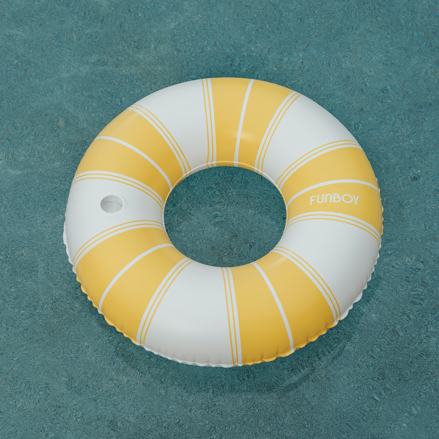 FUNBOY - Vintage Lux Tube Float - Yellow, 44"
