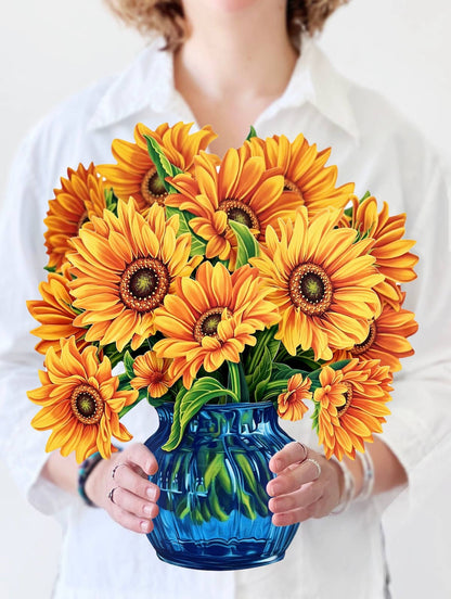Sunflower pop up Card