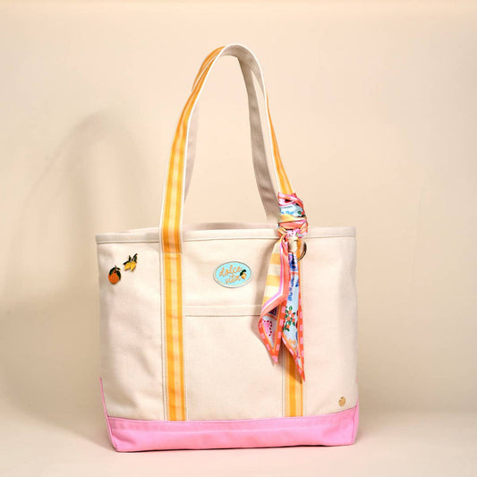 The Darling Canvas Tote Bag-Ciao Bella