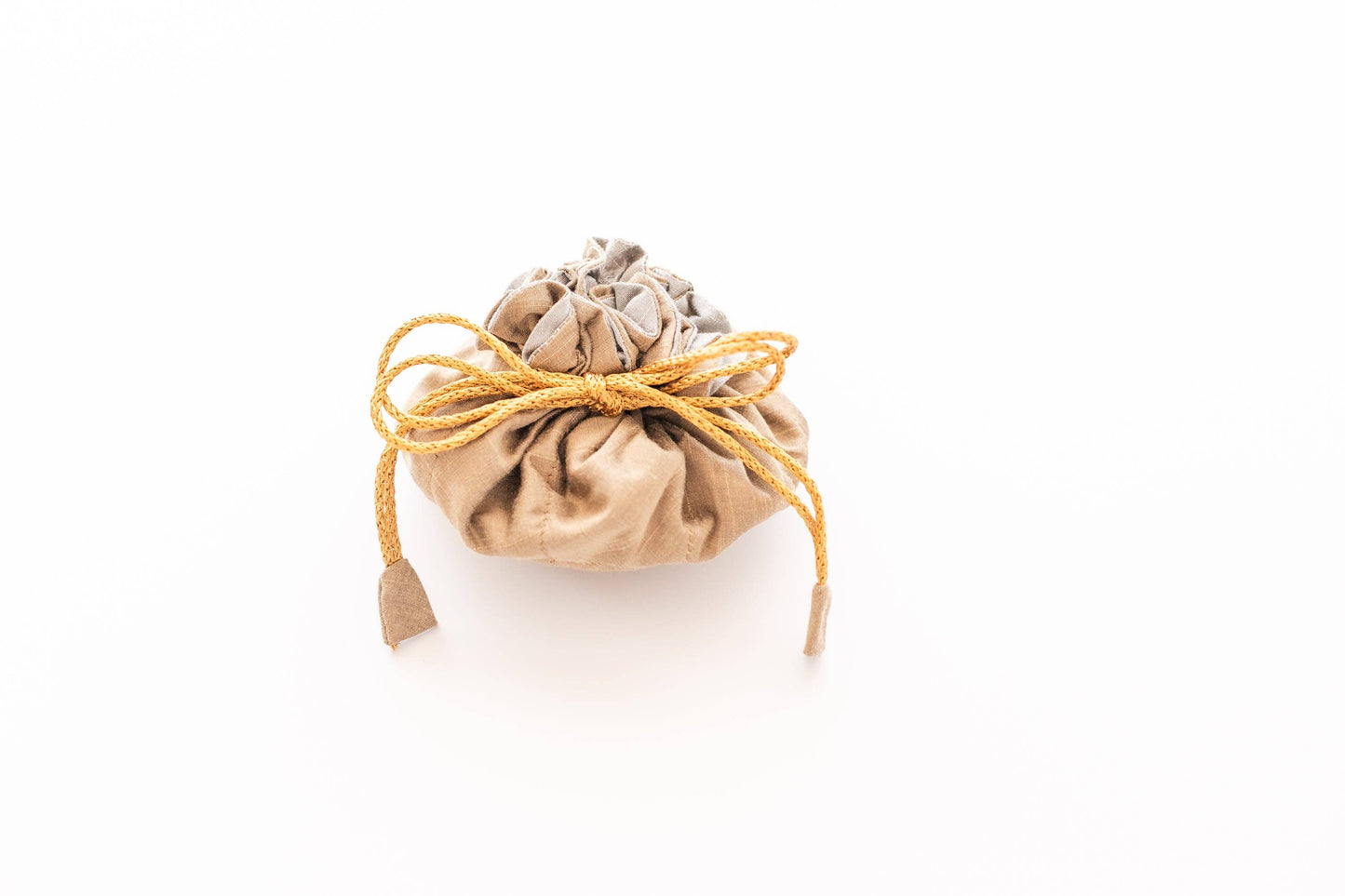 Travel Jewelry Bag Small- Taupe/Silver