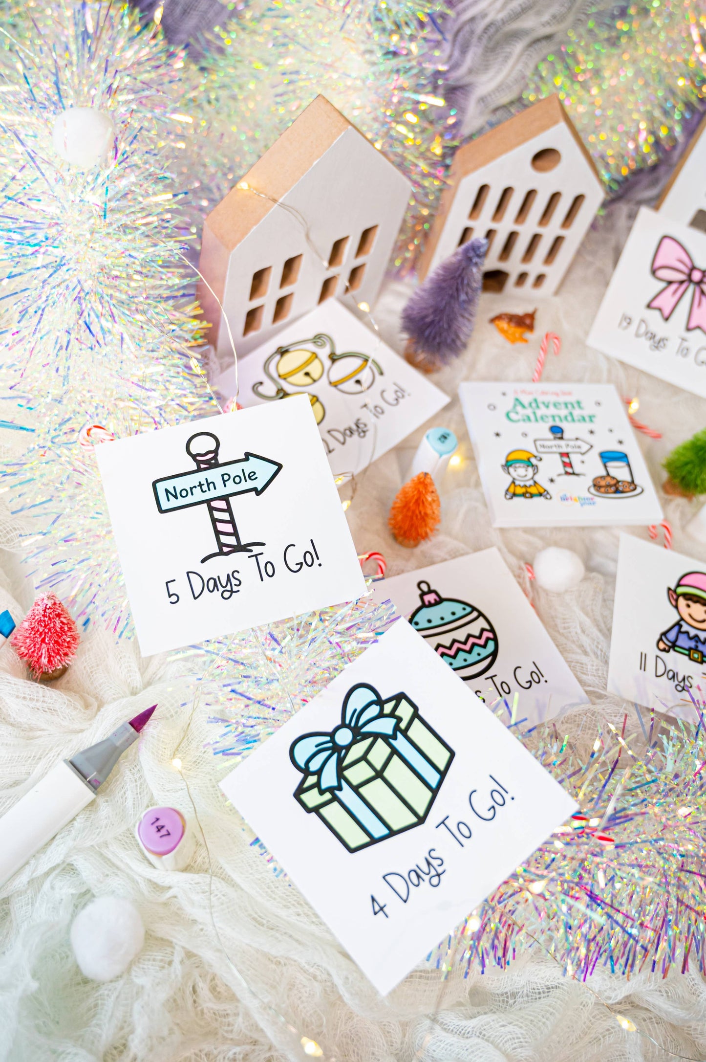 A Brighter Year - Color Your Own Advent Calendar Gift Set - New Christmas 2026