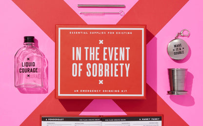 Chronicle Books - Brass Monkey In The Event Of Sobriety Emergency Drinking Kit