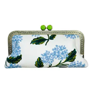 Kiki & Syds - Kiki & Syds Cell Phone Clutch-Hydrangea in Blue