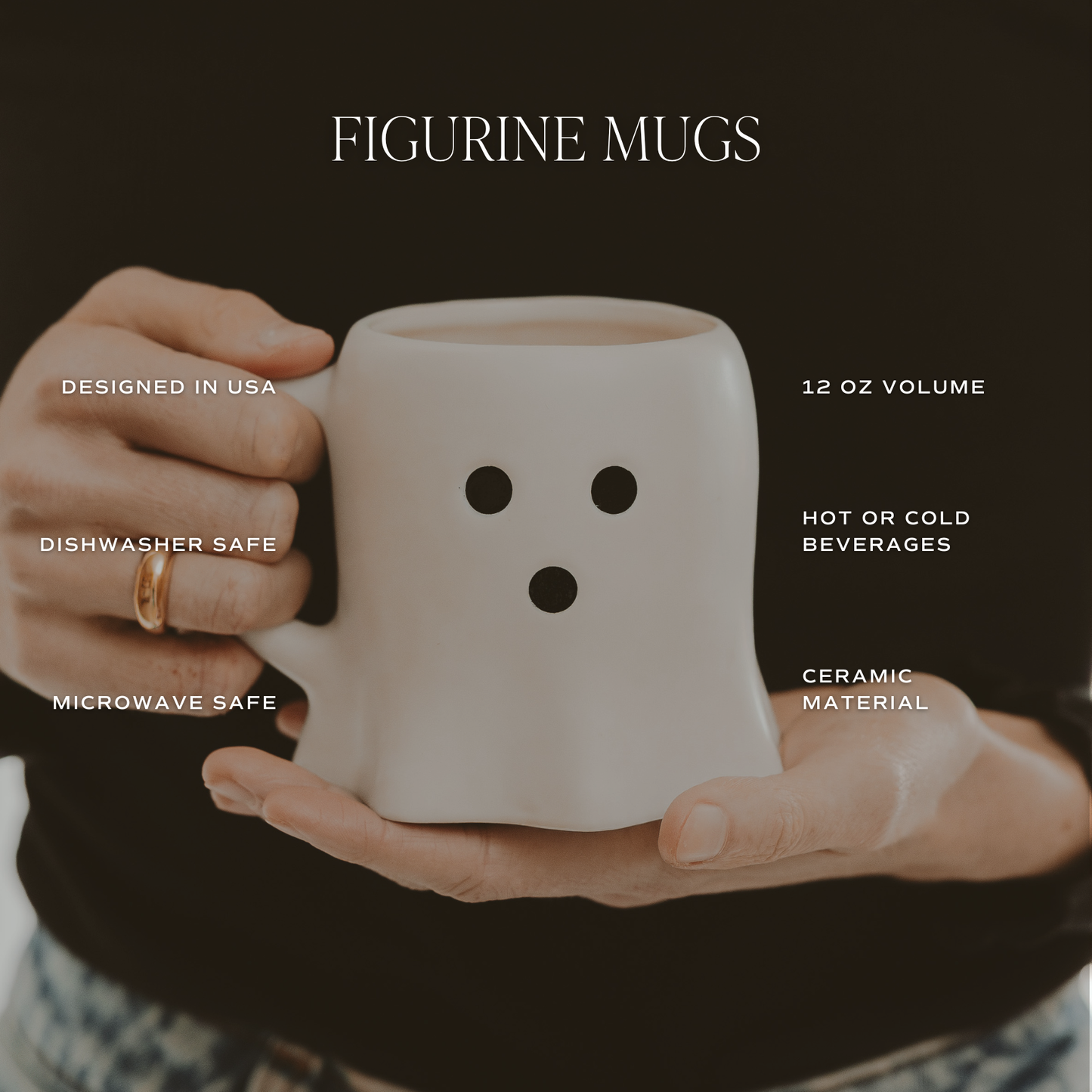 Ghost Coffee 12 oz Mug