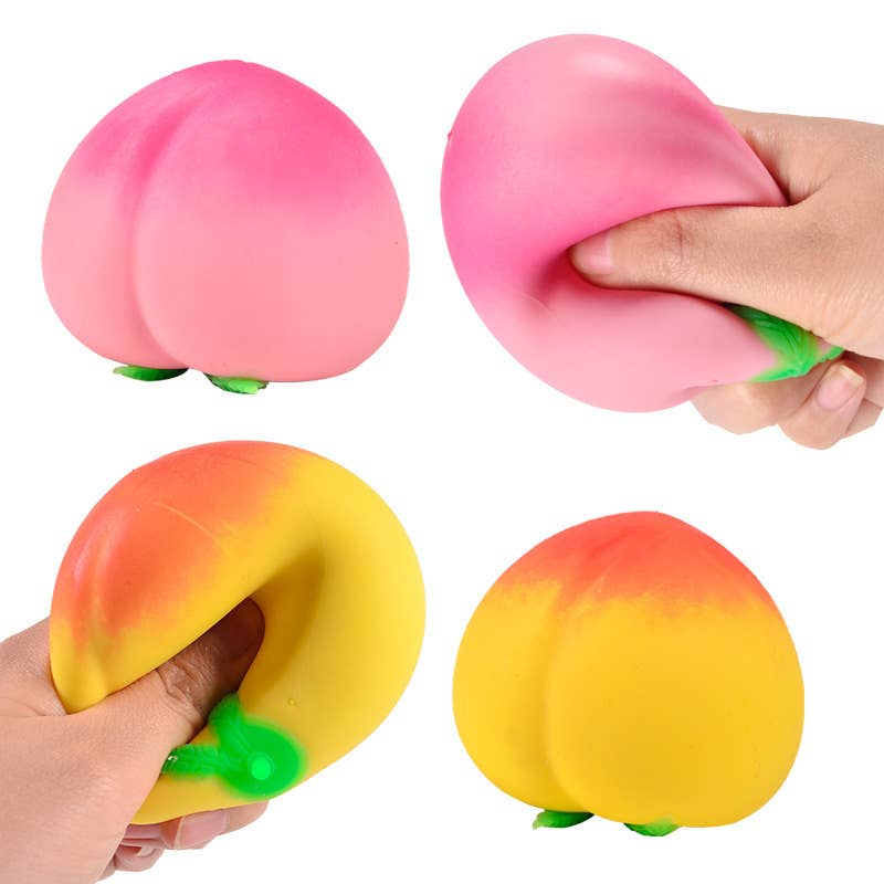 Sweet peach Squishy Squeeze Toy Fidget Toy: