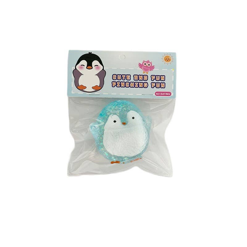 Maltose Gold Glitter Penguin Squeeze Toy-Random color